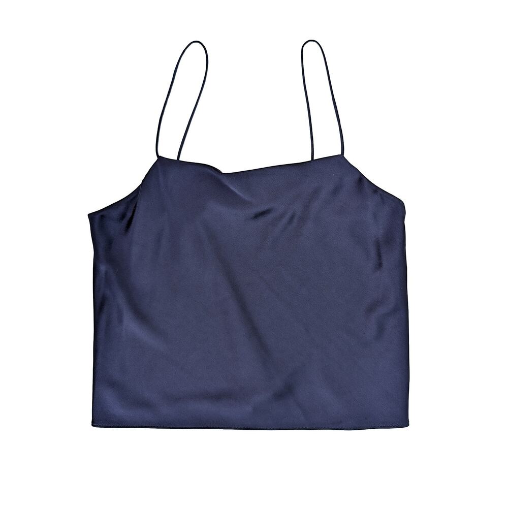 NWT Alice + Olivia Harmon Camisole Navy Top Size L - Picture 4 of 5